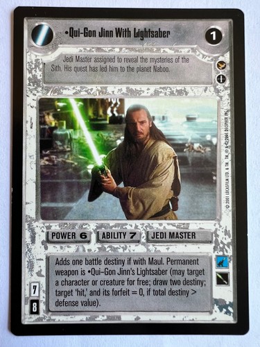 Star wars ccg - star, qui-gon