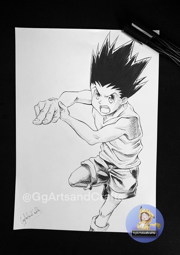 Disegno originale gon freecss - originale,
