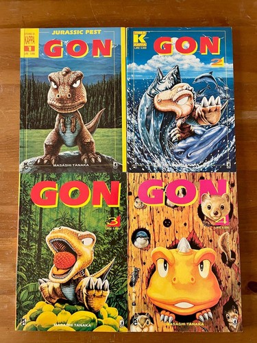 Manga gon completo prima - gon, 1-4